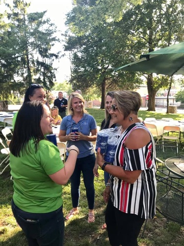 Networking at the 2019 Industrial Division Pig Pickin' 