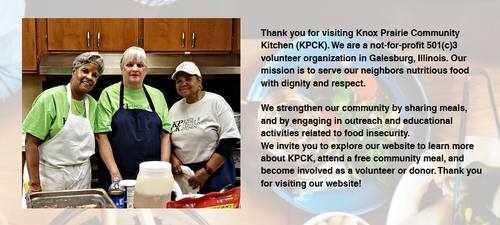 Knox Prairie Community Kitchen