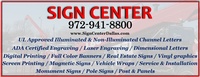 Sign Center