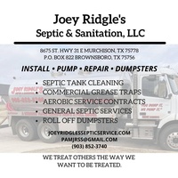 Joey Ridgle Septic & Sanitation, LLC