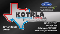 Kotrla Air Conditioning & Heating LLC