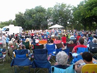 Pride's concert series Sand in the Streets draws huge crowds to Kinston's downtown Pearson Park.