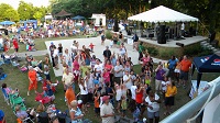 Sponsors such as Pepsi's Minges Bottling Company, Realo Discount Drug stores, & R.A. Jeffreys Distributing Company, & many others, make the summer concert series Sand in the Streets possible.