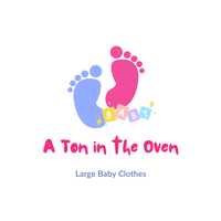 A Ton in the Oven Large Baby Clothes