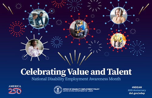 October is National Disability Employment Awareness Month (NDEAM)