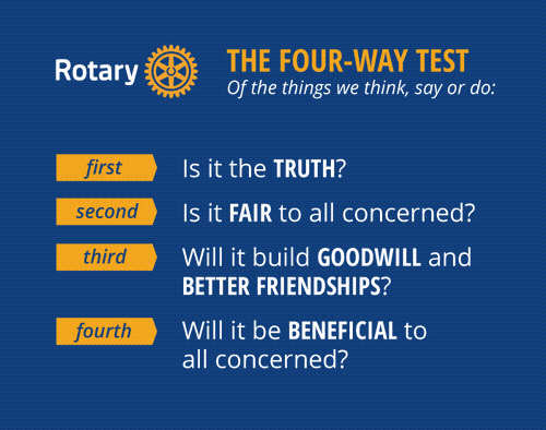 Rotary #89 New Castle Four Way Test