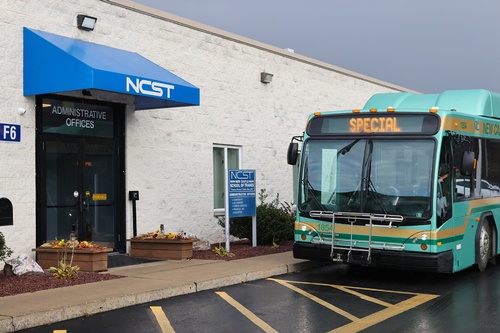 New Castle Area Transit Authority Bus at NCST