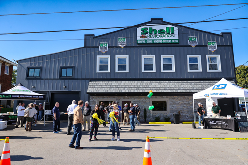Shell Restoration Ribbon Cutting - Shenango Township, PA, Lawrence County
