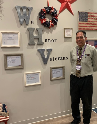 Every Day is Veterans Day at VITAS Healthcare. (Edwin Nieves, Admissions Veteran Liaison achieved Level 4 Status for the program in one year through the We Honor Veterans program which provides hospices and community organizations resources and guidance to help meet the needs of AmericaÃ???????????????Ã??????????????Ã?????????????Ã????????????Ã???????????Ã??????????Ã?????????Ã????????Ã???????Ã??????Ã?????Ã????Ã???Ã??Ã?Â¢??s Veterans and their families.)