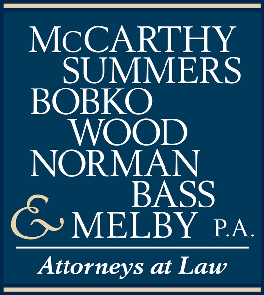 McCarthy, Summers, Bobko, Wood, Norman, Bass & Melby, P.A. McCarthy, Summers, Bobko, Wood, Norman, Bass & Melby, P.A.