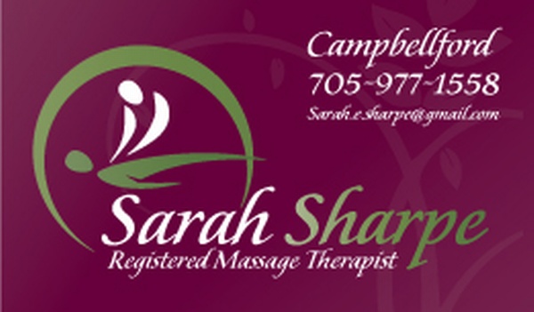 Sarah Sharpe, Registered Massage Therapist Sarah Sharpe, Registered Massage Therapist