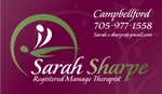 Sarah Sharpe, Registered Massage Therapist Sarah Sharpe, Registered Massage Therapist