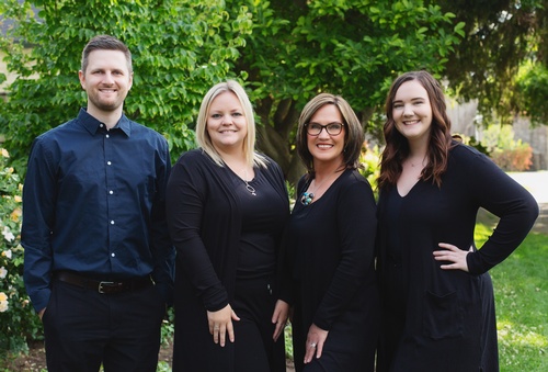 From Left to Right Kyle Moffat - Hearing Instrument Specialist Elisha Mumby - Hearing Consultant Maureen Wood - Hearing Instrument Specialist/Co-Owner Kayla Pitt - Hearing Instrument Specialist/Co-Owner