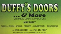 Duffy's Doors & More Ltd.