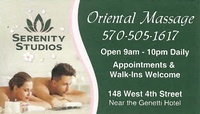 Serenity Studios Oriental Massage