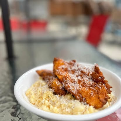 Nashville Chicken Mac + Cheese