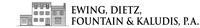 Ewing Dietz Fountain & Kaludis P.A.
