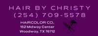 Hair by Christy Dawson