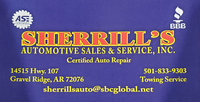 Sherrill's Automotive  Service Incorporated