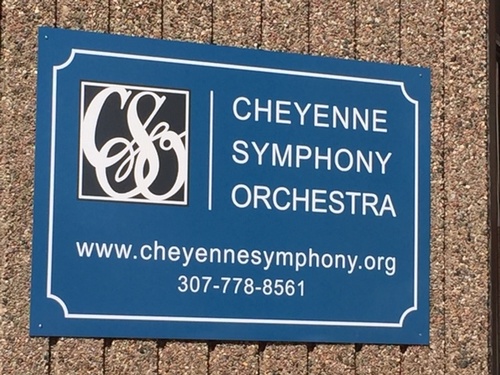 Cheyenne Symphony Orchestra Outdoor Sign