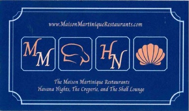 Maison Martinique Restaurants