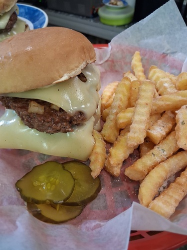 Burger and Fries 