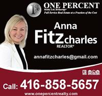Anna Fitzcharles - One Percent Realty Ltd. Brokerage