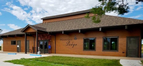 The beautiful Hiawatha Lodge - a project in which the Pipestone Area Community Foundation spearheaded the $415,000 fundraising effort - was dedicated in June 2016. Photo by Erica Volkir