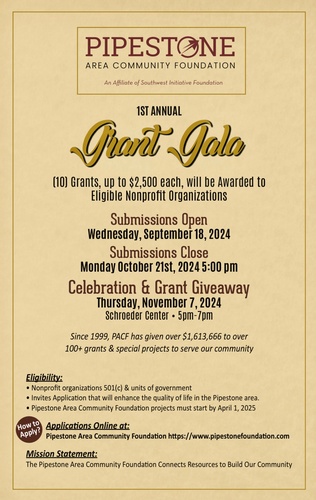 Grant Gala Invitation - Oct 23, 2024