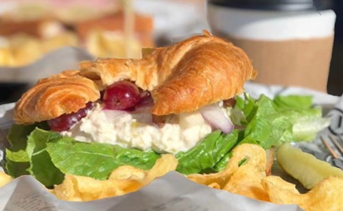 The Arrow - House Chicken Salad at Finnian's (photo by Erica Volkir) The Arrow - House Chicken Salad at Finnian's (photo by Erica Volkir)