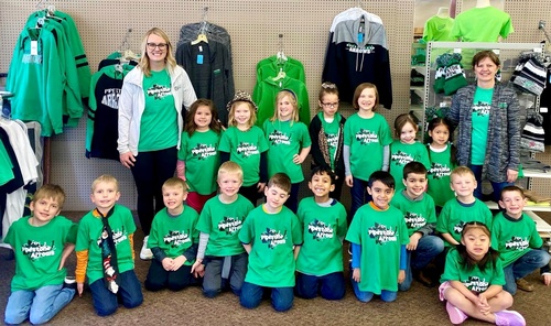 Mrs. Terry's Kindergarten Class Field Trip 2020 to SoJo's Sportswear & Embroidery