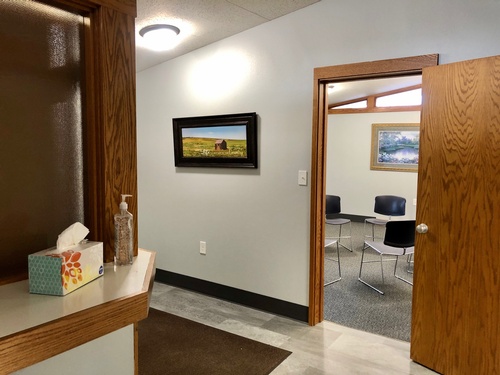 Group Therapy Room at Pipestone Counseling Center (Photo Credit: Erica Volkir)