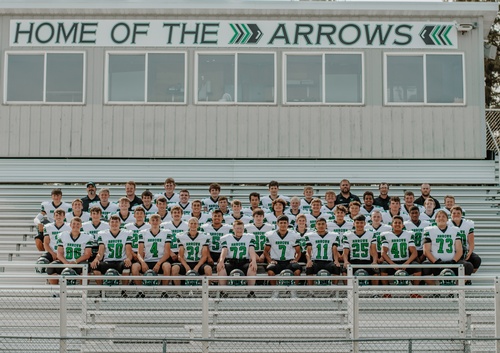 Arrow Football Team 2023 (photo by Kelsey Kooiman Photography)