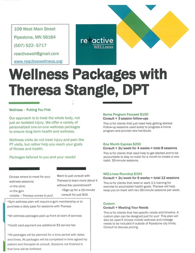 Wellness Packages 2022-11-15
