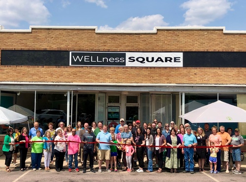 Ribbon Cutting for Wellness Square 2023