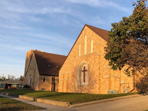 First Lutheran Church in Pipestone (photo by Erica Volkir)