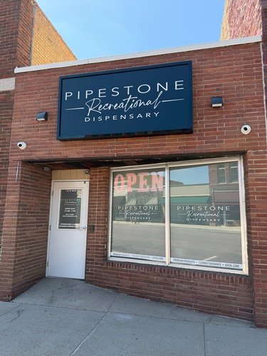 Pipestone Recreational Dispensary located Downtown Pipestone