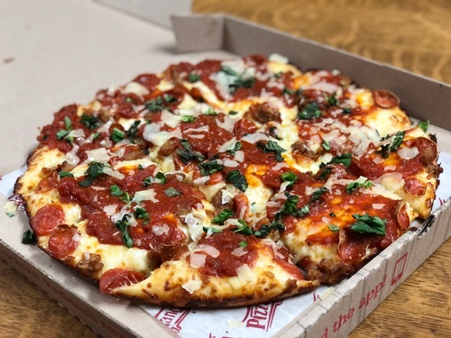 Try the Sicilian Style Pizza for a Limited Time Only (photo by Erica Volkir)