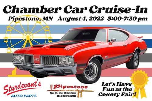 Chamber Car Cruise-In at the Pipestone County Fair 2022