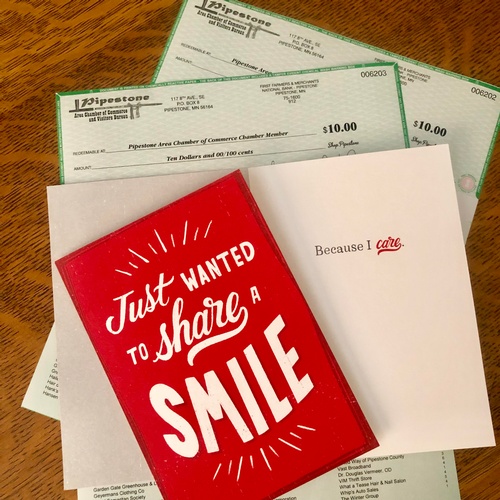 Random Acts of Kindness Cards by Michelle Cheeseman State Farm Agency (Photo by Erica Volkir)