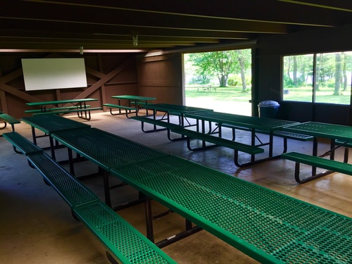 Picnic Shelter at Split Rock Creek State Park (Photo by Erica Volkir)