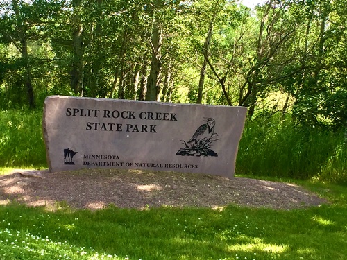 Entrance Sign at Split Rock Creek State Park (Photo by Erica Volkir)