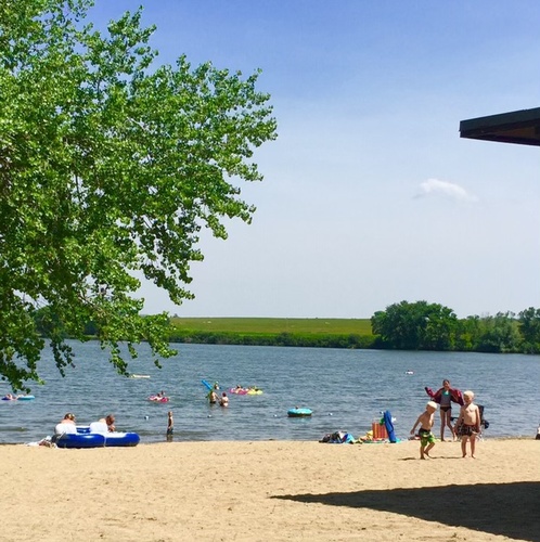 Swimming Beach at Split Rock Creek State Park (Photo by Erica Volkir)