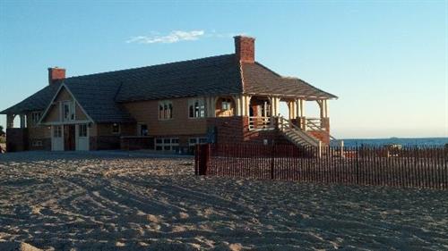 The Ludington State Park ''Beach House''. Another Lake Michigan beach.