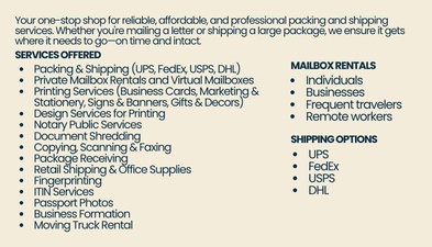 Ship it - Bay and Beyond