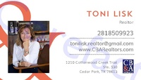Toni Lisk, Realtor, CB&A Realtors