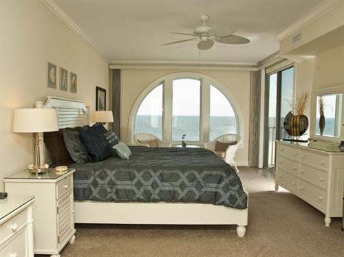 Lovely Belmont Master Bedroom with Ocean Views
