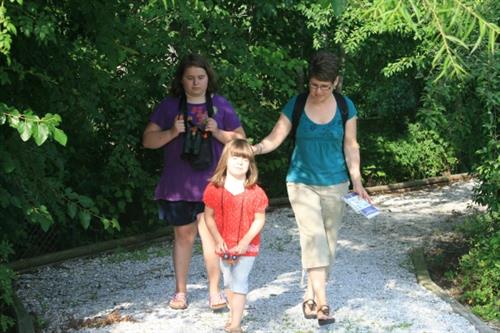 Youth can borrow a backpack to explore nature trail