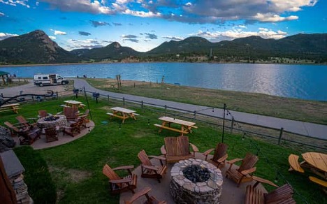View of Lake Estes from Patio