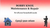 Bobby Knox Maintenance & Repair
